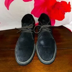Cole Haan | Shoes | Cole Haan Navy Suede Leather Ankle  display picture 2